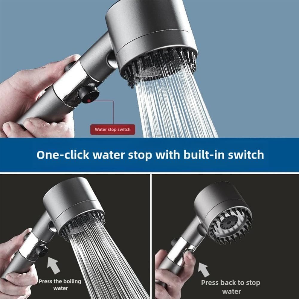 Ion Shower Drops Head Filtered Showerhead With Five Filters