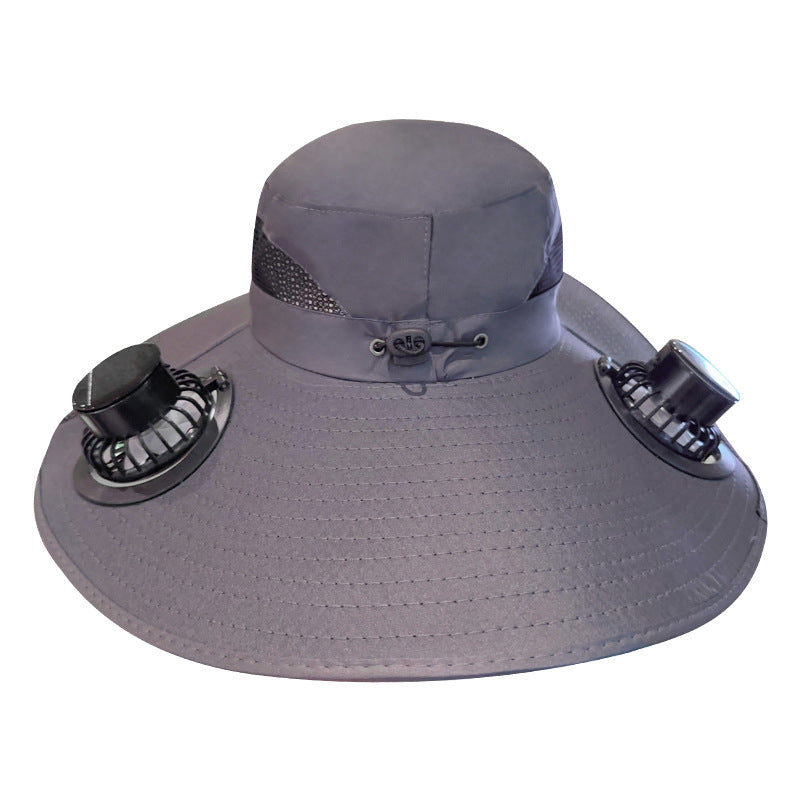 Hat with Fans Solar Power