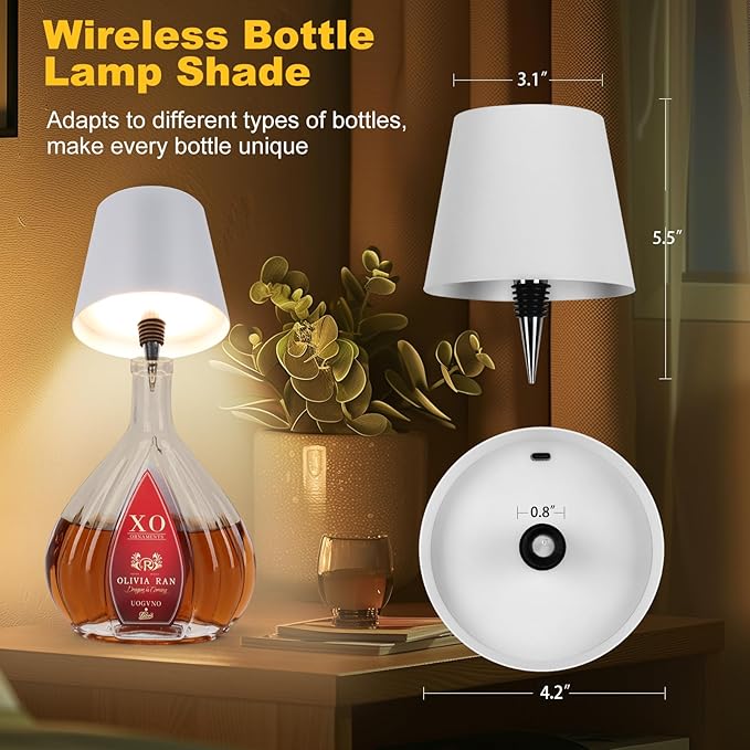 Wireless Bottle Lamp(2pcs )