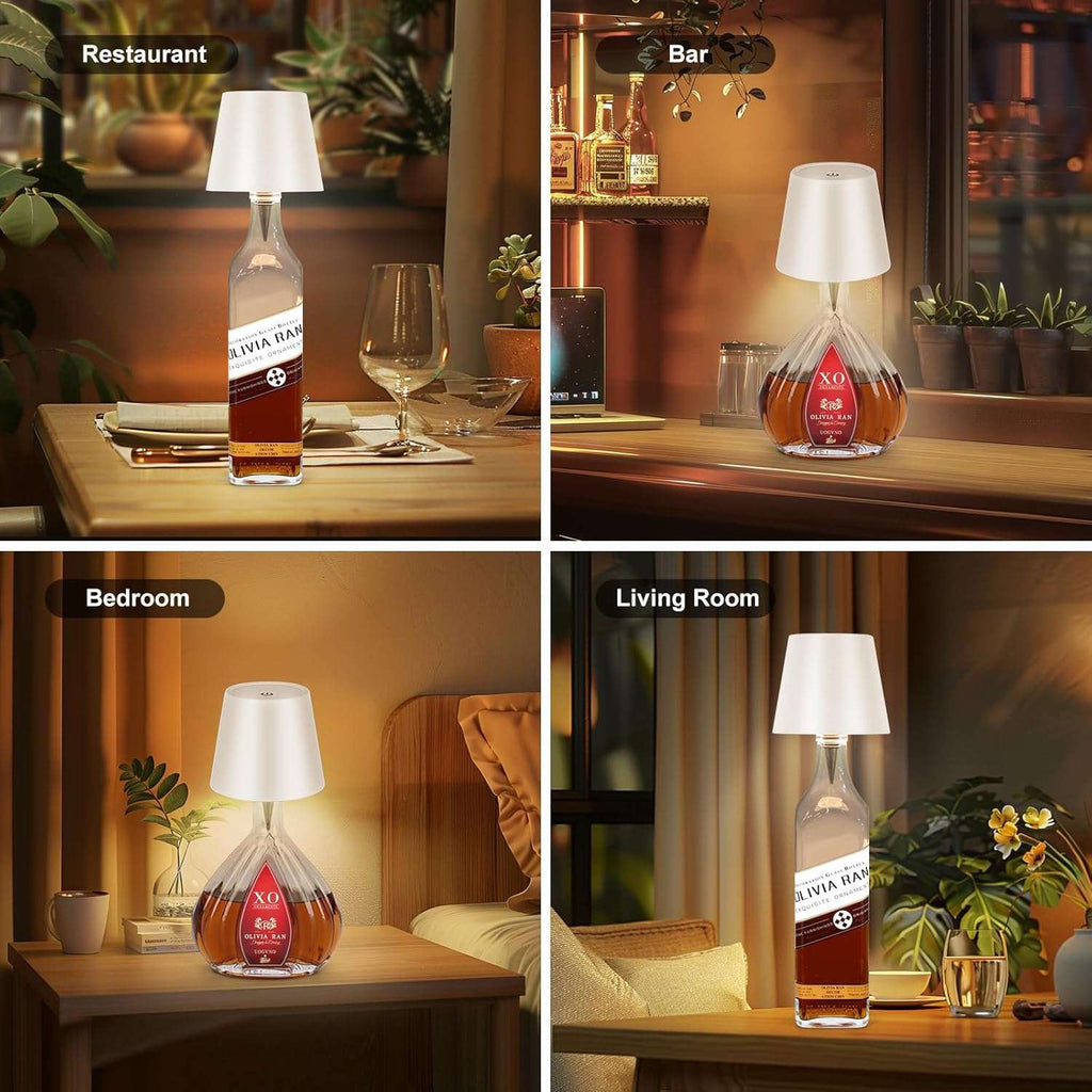 4pcs Wireless Bottle Lamp