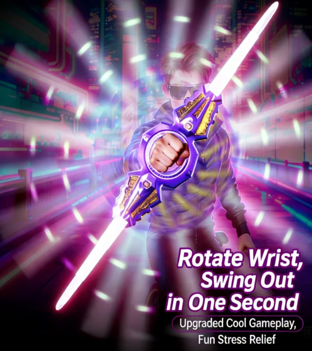 Rotating lightsaber